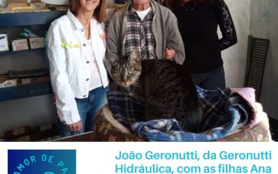 Amor de Pai — João Geronutti, Ana Beatriz, Lucineia e a gata Monalisa