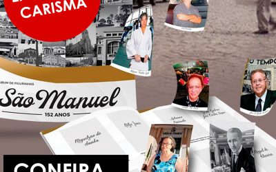 Figurinhas presentes no álbum em homenagem a São Manuel 152 anos!