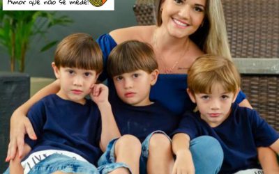 Mãe — Amor que não se mede! — Fernanda Catane, João Lucas, Nathan e Rafael